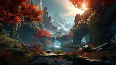 Premium AI Image | action game background