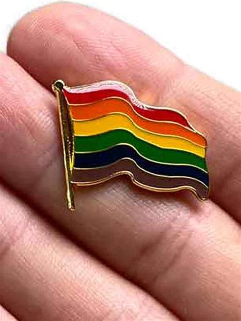 Gay Pride Regenbogen Flaggen Anstecker Pin günstig kaufen Spexter