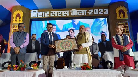 Bihar Saras Mela Inaugurated At Gandhi Maidan By Minister Shravan Kumar