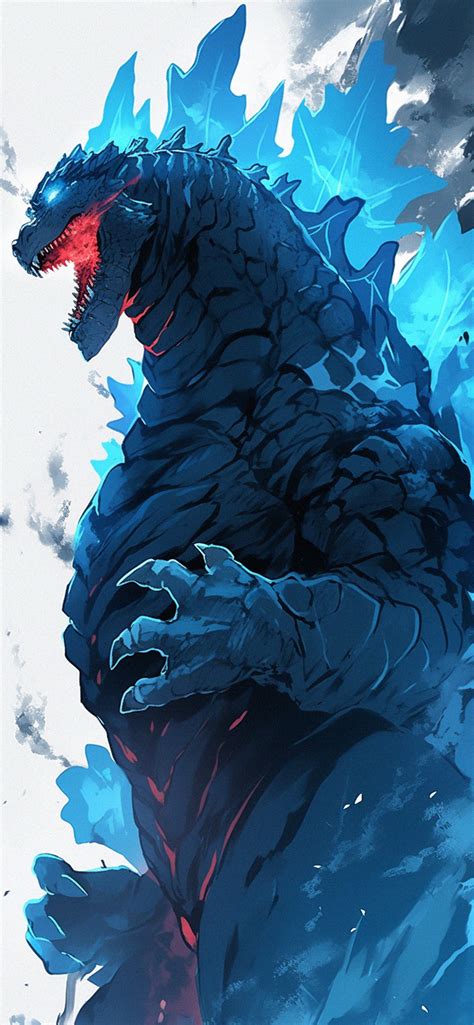 Godzilla Blue Aesthetic Wallpapers Free Sea Monster Wallpapers