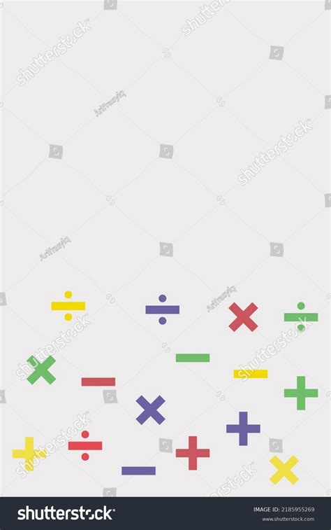 Vector Background Mathematics Symbols Stock Vector (Royalty Free ...