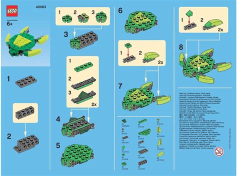 Build Your Own LEGO Sea Turtle With Instructions