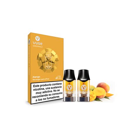 Pack Recargas Vuse Epod 2 Mango 12mg Comprar Vender Vaper Online