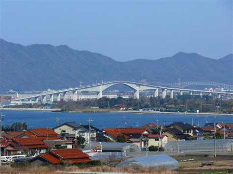 Eshima Ohashi Bridge, A Tall Bridge in Western Japan That Resembles a ...