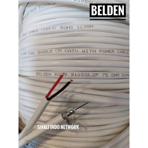 Jual KABEL CCTV RG59 BELDEN POWER 305METER 75OHM INDOOR OUTDOOR