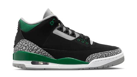 Air Jordan 3 "Pine Green" | Jordan | Release Dates, Sneaker Calendar ...