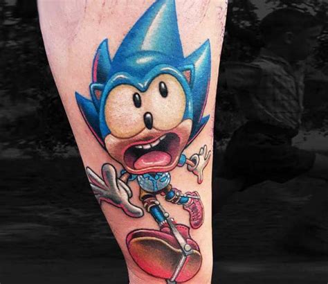 Sonic the Hedgehog tattoo by Marc Durrant | Photo 23335