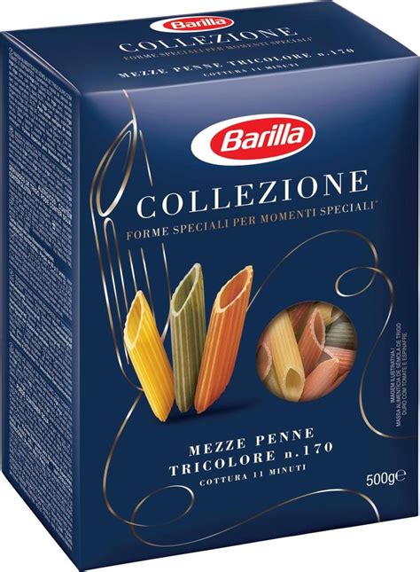 Barilla Mezze Penne Tricolore Durumvehn Pasta Tomaatilla Ja Pinaatilla