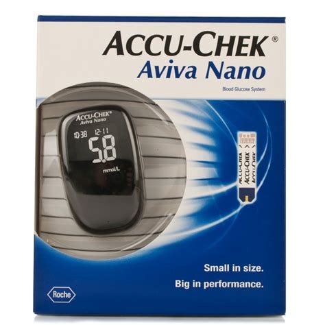 Accu-chek Aviva Nano Blood Glucose Monitor System | Chemist Direct