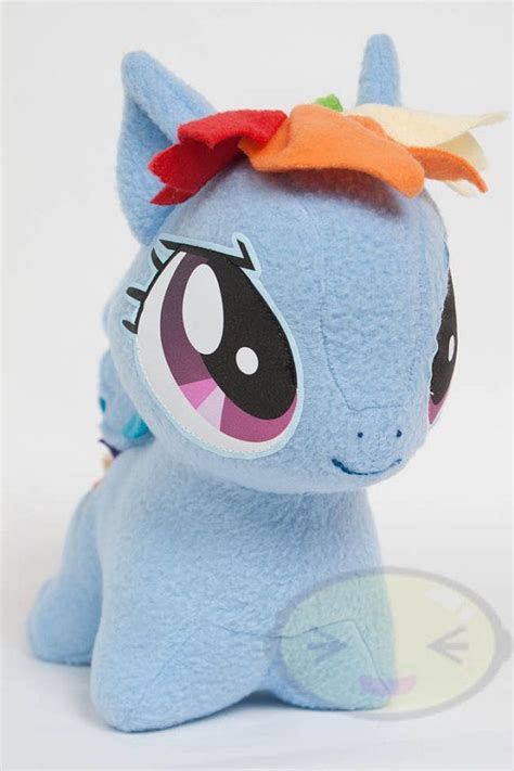 Chibi Rainbow Dash Mlp Handmade Custom Craft Plush By Cutiecorral 65