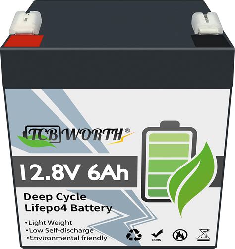 Amazon Tcbworth 12v 6ah リン酸鉄リチウム電池 Lifepo4 電池 10a Bms 付き ディープサイクル充電式リチウム電池、魚群探知機 おもちゃ 非常灯 屋外