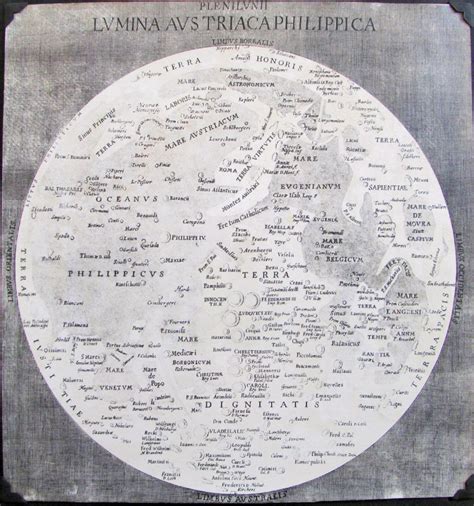 Langrenus Map Of The Moon Digital Museum Of Planetary Mapping