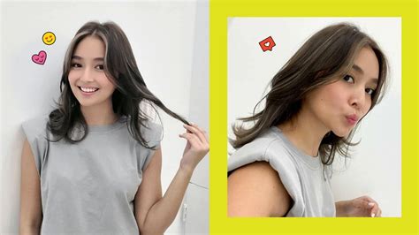 Kathryn Bernardo's Layered Cut With Face-Framing Highlights 2021