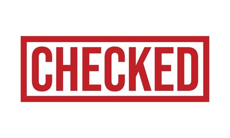 Checked Rubber Stamp. Checked Rubber Grunge Stamp Seal Vector ...