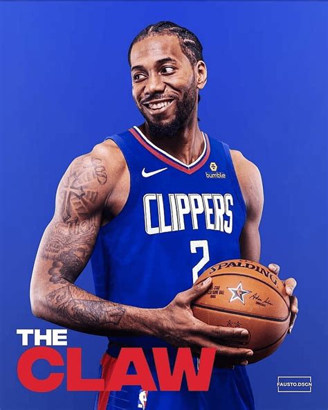 Kawhi Leonard La Clippers Nba Poster Kawhi Leonard Cortadores De