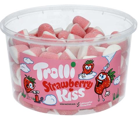 Trolli Pianki O Smaku Mietankowo Truskawkowym Kiss G Trolli