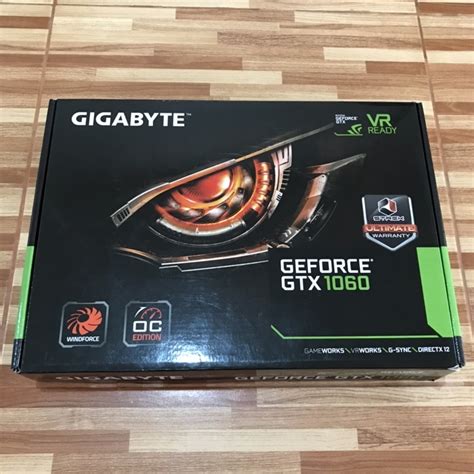 Gigabyte Gtx 1060 Windforce Oc 6gb Ddr 5 Shopee Thailand