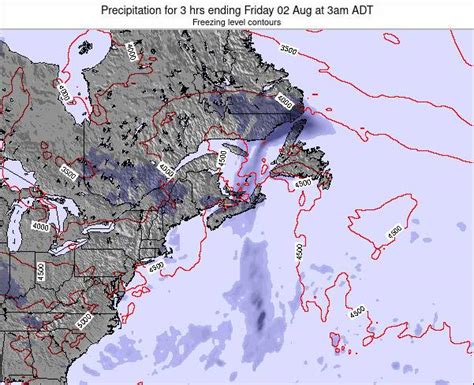 Nova-Scotia Precipitation for 3 hrs ending Wednesday 28 Jul at 9am ADT