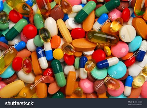 Colorful Pills Tablets Capsules Stock Photo 30540709 Shutterstock