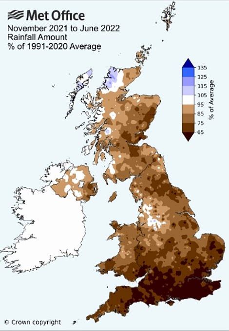 UK weather: How rainfall in 2022 compares to Britain's infamous drought ...