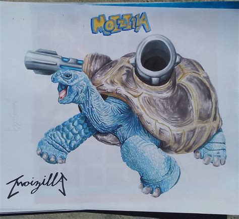 This Realistic Drawing of Blastoise Is EPIC - Geek Universe - Geek ...