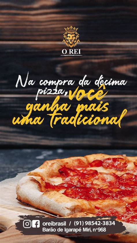 Menu Em O Rei Pizzaria E Restaurante Bel M