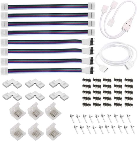 Kit Di Connettori Per Striscia Led A Pin Per Rgbw Mm