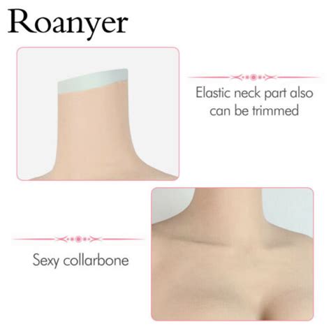 Roanyer Silicone Full Bodysuit G Cup Breast Forms Body Suit For