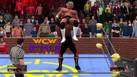 Wcw2k16 April Week 2 Wcw Pro Wrestling Match 2 Stevie Ray Vs Lex Luger Youtube