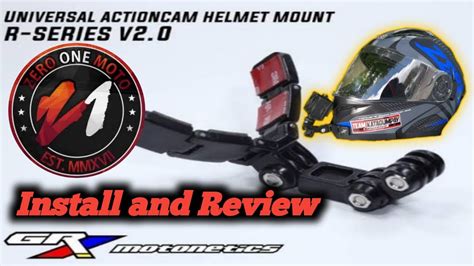 How To Install Grx Chin Mount On Zebra Helmet Motovlog Set Up