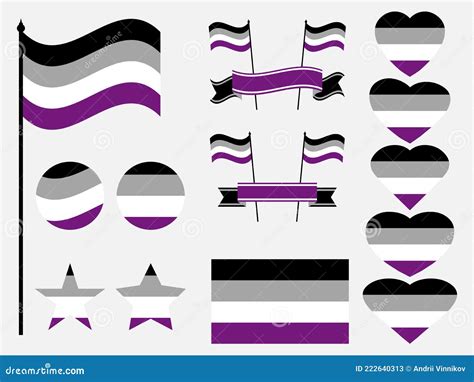 Asexual Pride Symbols