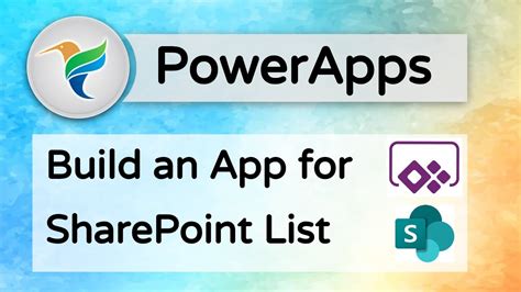 Build Powerapps Application Using Sharepoint List Data Source Youtube