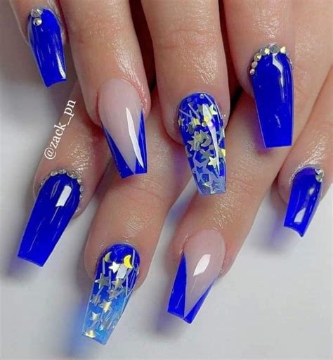 Los Mejores Ideas Para U As Nails Acrilicas Color Azul Lo Mejor