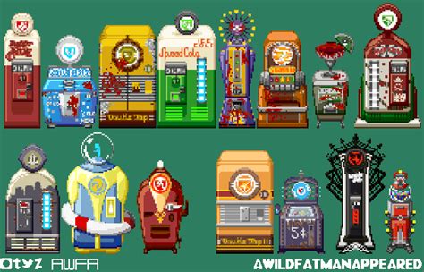 Pixel Art Perk Machines It S Been A While But I Finally Finished Them All R Codzombies