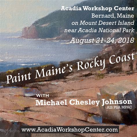 A Plein Air Painter S Blog Michael Chesley Johnson Some Upcoming