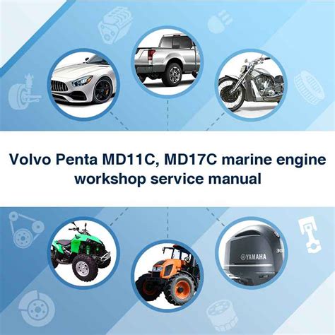 Volvo Penta Md11c Md17c Marine Engine Workshop Service Manual Do