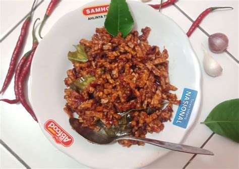 Resep Orek Tempe Kering Pedas Manis Oleh Sri Nuryanti Cookpad