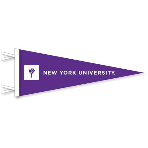 NYU Bobcats Wool Felt Pennant - 9" x 24"