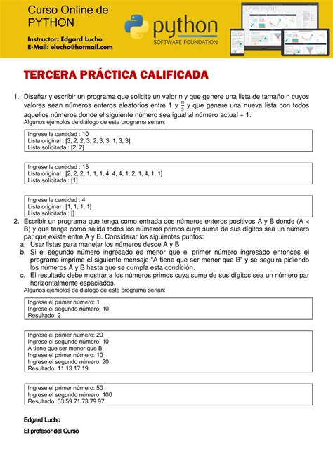 Pr Ctica Calificada Curso Online De Python Tercera Prctica