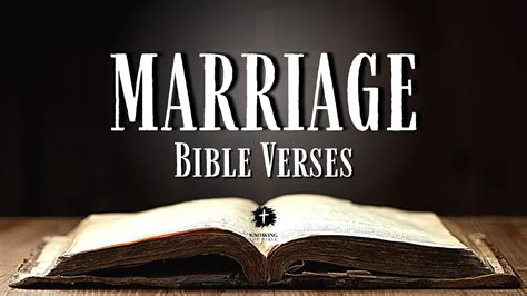 Top 5 Bible Verses For Marriage Kjv With Inspirational Explanation Youtube