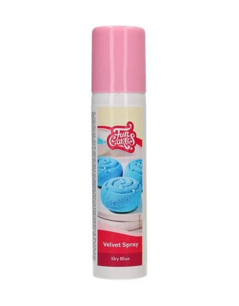 FunCakes FunColours Velvet Spray Sky Blue 100ml Fun With Cakes