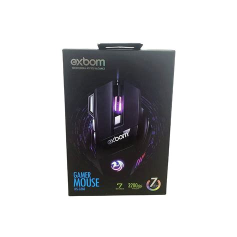 Mouse Gamer Ms G Es Rgb Dpi Usb Exbom Giganteeletro