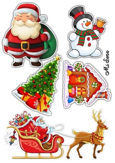 Pin By Isroilov Jamshid On Yangi Yil Christmas Stickers Printable