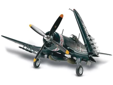 Level 4 Model Kit Vought F4U-4 Corsair Fighter Aircraft 1/48 Scale ...