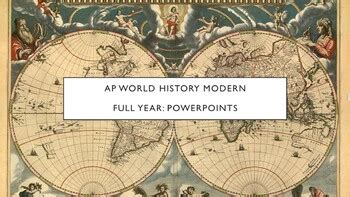 Ap World History Modern Full Year Ppt Bundle W Lecture Notes Tpt