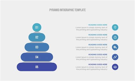 Piramidediagram Platte Vector Diagram Infographic Premium Vector