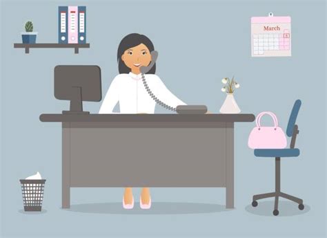 Happy Secretaries Day Illustrations Royalty Free Vector Graphics