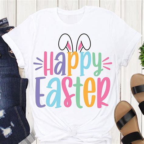 Happy Easter Bunny Ears T Shirt