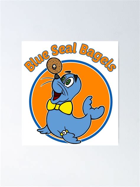 Blue Seal Bagels Logo Poster For Sale By Nortoons Redbubble