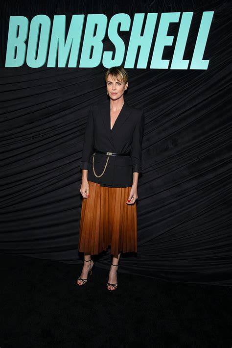 Charlize Theron’s Edgy and Elegant ‘Bombshell’ Press Tour Style [PICS ...